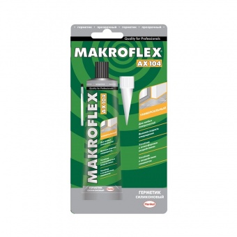 MAKROFLEX AX 104 силикон, 85мл, бесцветный