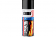 Краска Черная термостойкая KUDO 520мл KU-5002