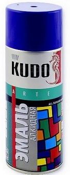 Краска Синяя RAL5005 эмаль универсальная алкидная KUDO 520мл