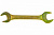 Ключ рожковый 30х32 мм, желтый цинк, Сибртех