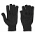 Перчатки трикотаж, зимние, двойные, черные