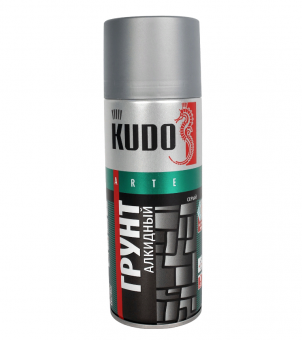 Грунт серый, алкидный универсальный KUDO 520мл KU-2001
